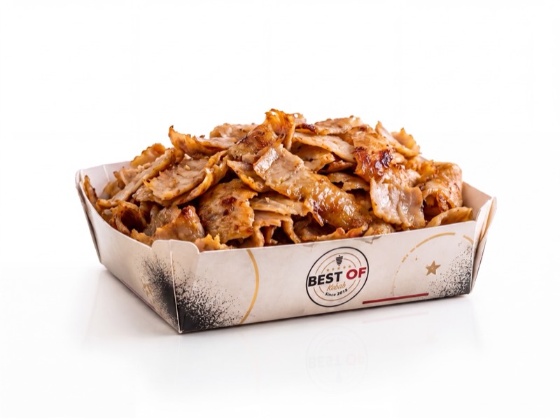 Petite barquette kebab
