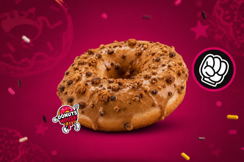 Donut Crème Spéculoos Brisures Cookies