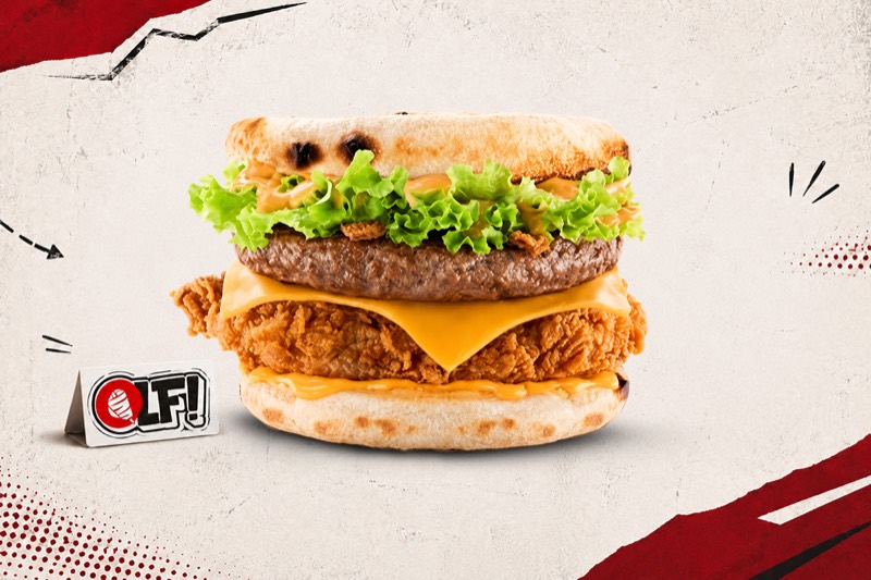 Naan Dynamite Burger