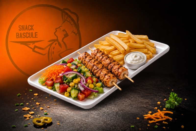 Assiette Brochette de Poulet