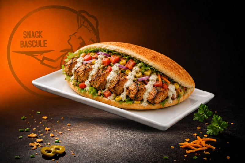Sandwich Brochette de Dinde